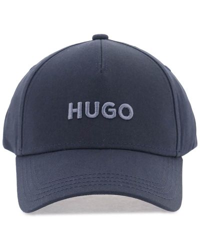 HUGO "jude Embroidered Logo Baseball Cap With - Blue