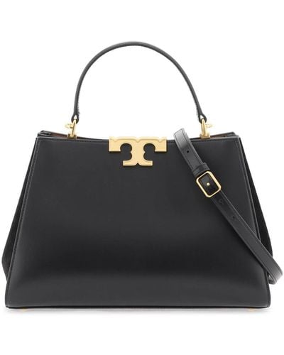 Tory Burch Eleanor Handbag Purse Tote - Black