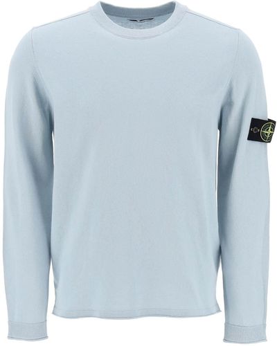 Stone Island Raw Cotton Sweater - Blue