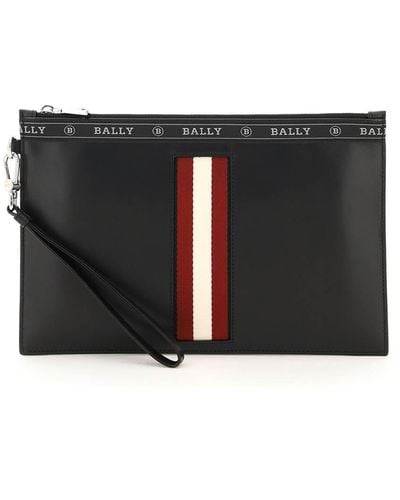 Bally Leather Benery Pouch - Black