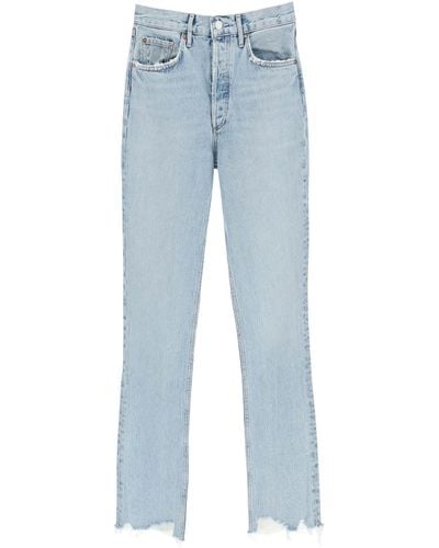 Agolde Lana Vintage Denim Jeans - Blue