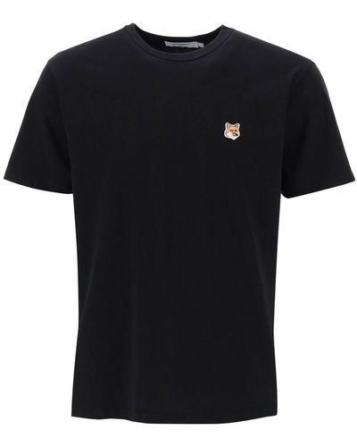 Maison Kitsuné T Shirt Patch Fox Head - Nero