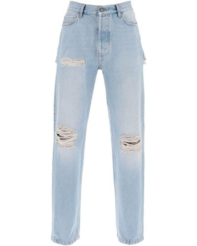 DARKPARK Naomi Jeans With Rips And Cut Outs - Blue