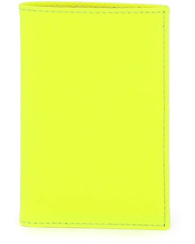 Comme des Garçons Comme Des Garcons Wallet Super Fluo Bi-fold Wallet - Yellow