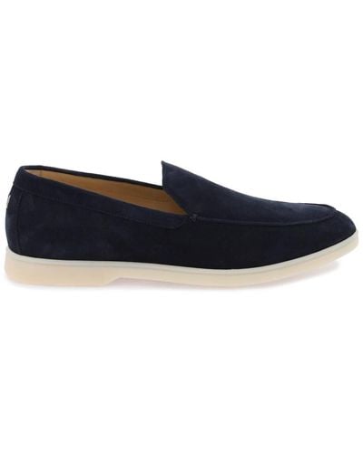 Henderson Suede Loafers - Blue
