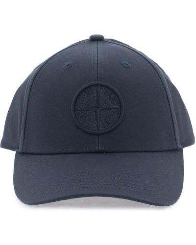 Stone Island Compass Baseball Cap - Blue