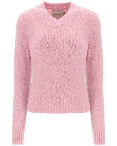 Paloma Wool Baby V-neck Sweater - Pink
