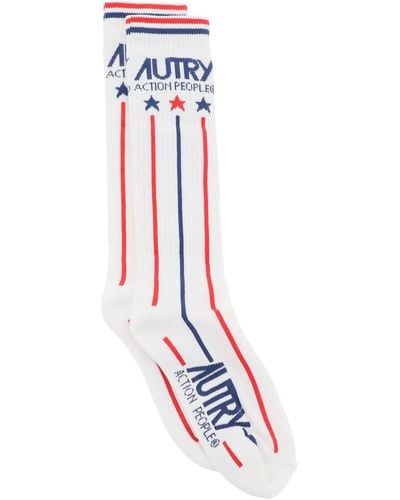 Autry Tennis Socks - White