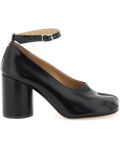 Maison Margiela Tabi Mary Jane Court Shoes - Black