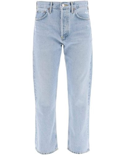 Agolde Jeans Con Lavaggio Chiaro 'Parker' - Blu