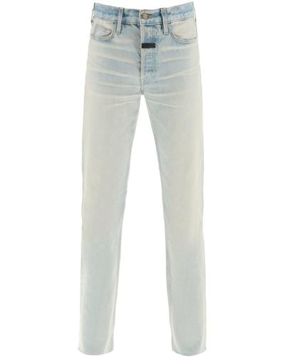 Fear Of God Fit Straight Fit Jeans - Blue