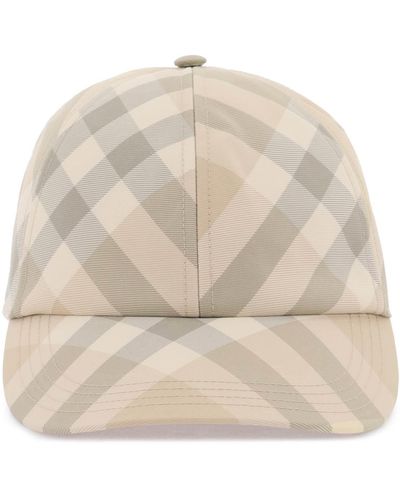 Burberry Cappello baseball Check - Neutro