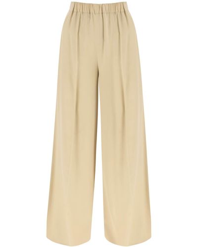 VOZ silk-satin Palazzo Trousers - Farfetch