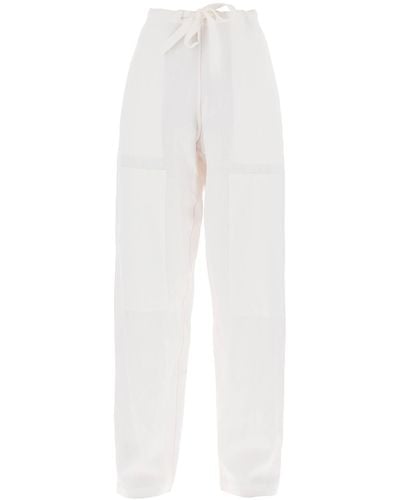 Ferragamo Pantaloni - Bianco