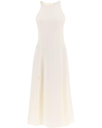 Loulou Studio Maxi Silk Slip Dress - White