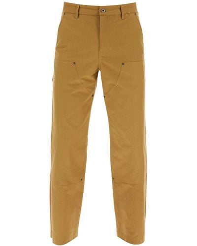 Loewe Cotton Workwear Pants - Natural