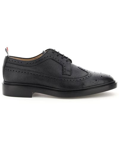 Thom Browne Longwing Brogue Shoes - Black