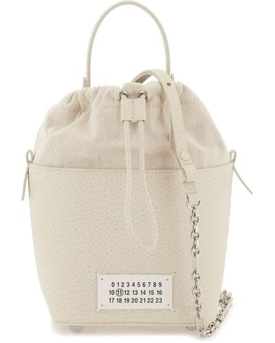 Maison Margiela 5ac Mini Bucket Bag - Natural