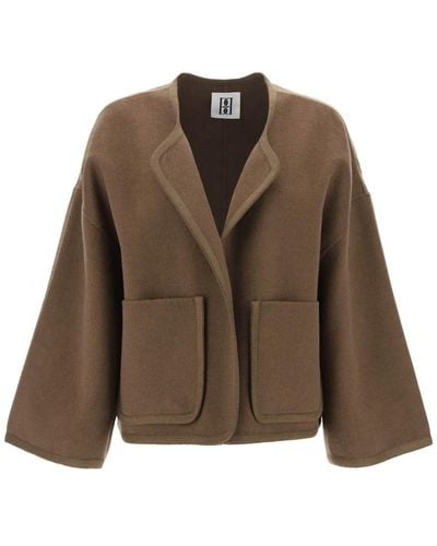 By Malene Birger Double-Faced Wool Jacquie Jacket - Brown
