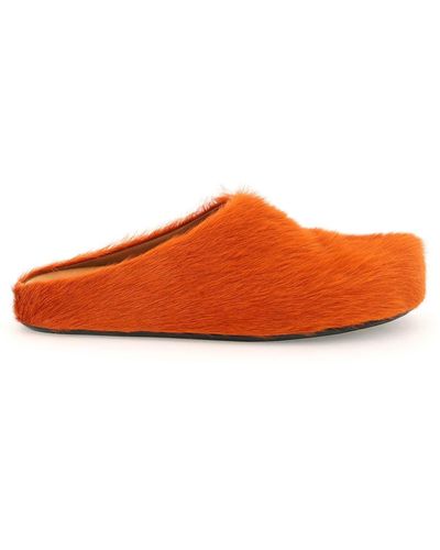 Marni Fussbett Clogs - Orange