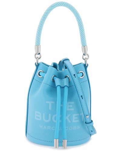 Marc Jacobs 'the Leather Mini Bucket Bag' - Blue