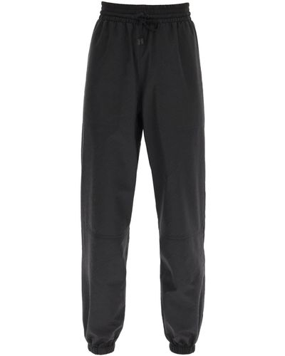 Loewe Anagram Wool Blend Track Pants - Black