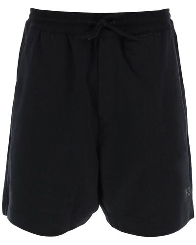 Y-3 French Terry Jogger Bermuda Shorts - Black