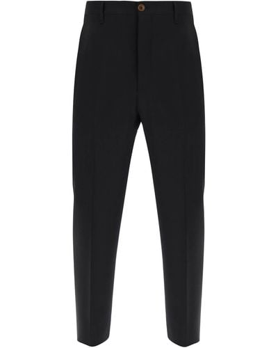 Vivienne Westwood 'cruise' Trousers In Lightweight Wool - Black