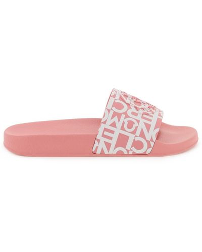 Moncler Basic 'jeanne' Slides - Pink