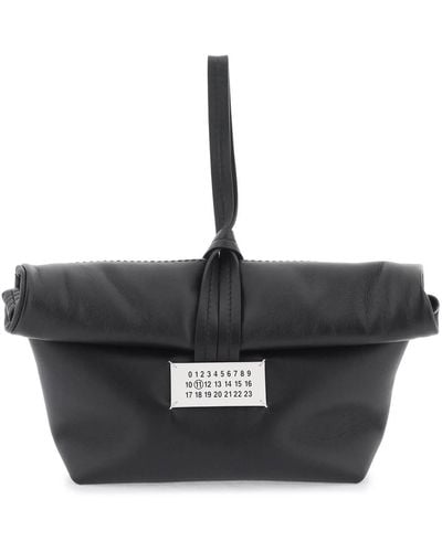 Maison Margiela Leather Clutch Bag - Black