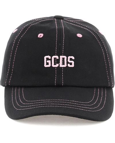 Gcds Baseball Cap With Logo - Black