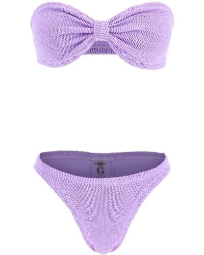Hunza G 'Jean' Bikini Set - Purple