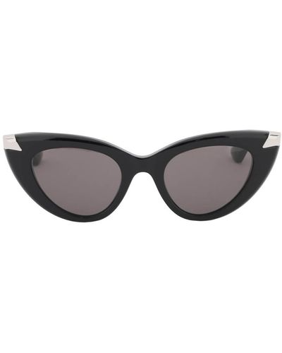 Alexander McQueen Punk Rivet Cat Eye occhiali da sole per - Nero