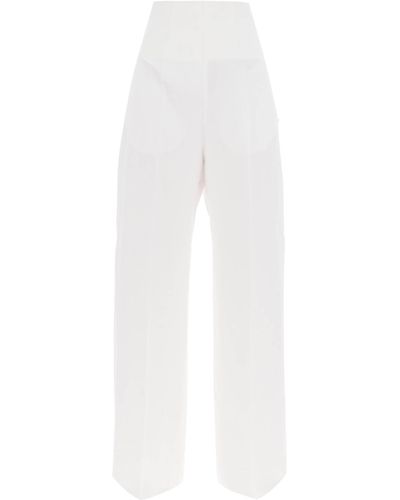 Sportmax "Crasso Trousers With R - White