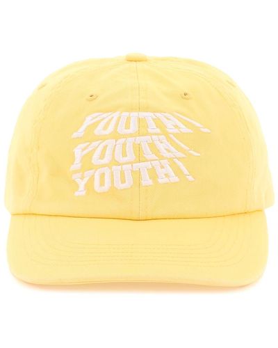 Liberal Youth Ministry CAPPELLO BASEBALL IN COTONE - Giallo