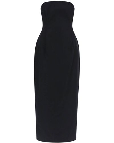 Magda Butrym Hourglass Bustier Dress With - Black