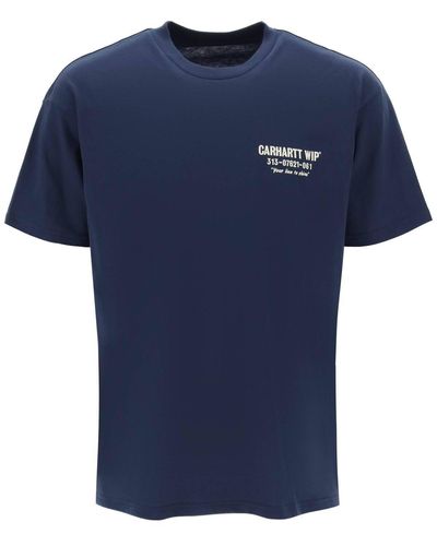 Carhartt T Shirt Less Troubles - Blu