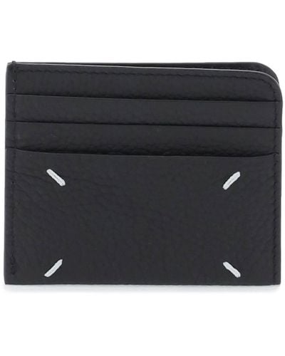 Maison Margiela Leather Cardholder - Black