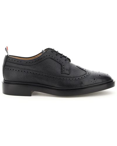 Thom Browne Stringata Longwing Brogue - Nero