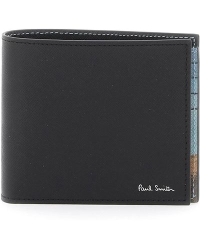 Paul Smith Signature Stripe Balloon Wallet - Black