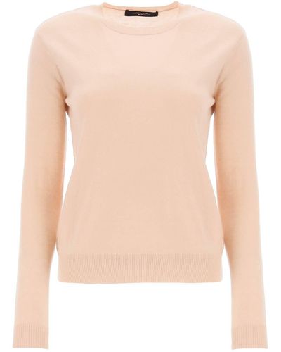 Weekend by Maxmara Mochi Wool-Cashmere Sweater - Natural