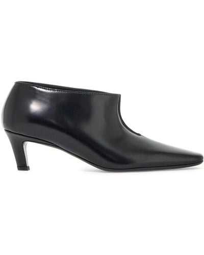 Totême Boot The Wide Shaft Shoe Boot Tr - Black