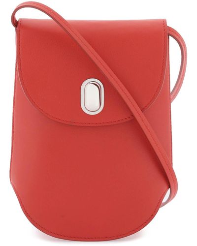 SAVETTE Tondo Pouch Bag - Red