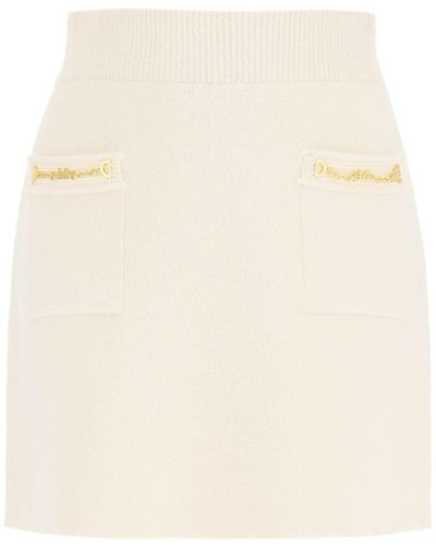 MARCIANO BY GUESS 'martha' Knit Mini Skirt - Natural