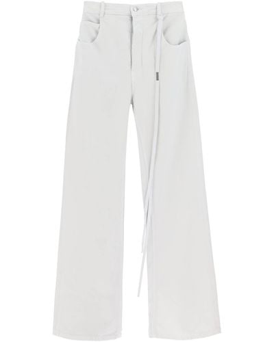 Ann Demeulemeester 'Ronald' Fine Pocket Pants - White