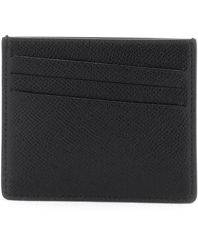 Maison Margiela Leather Cardholder - Black