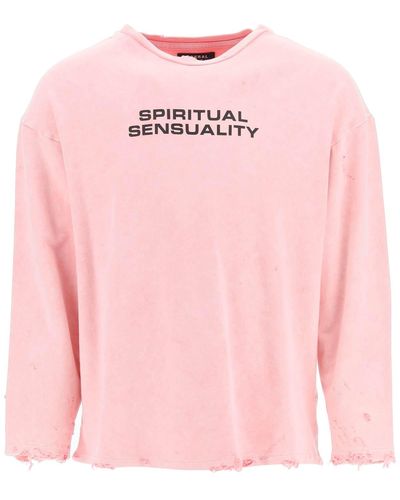 Liberal Youth Ministry Spiritual Sensuality Long-sleeve T-shirt - Pink