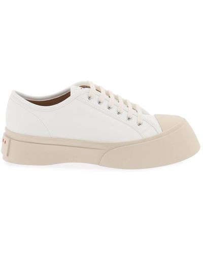 Marni Leather Pablo Sneakers - White
