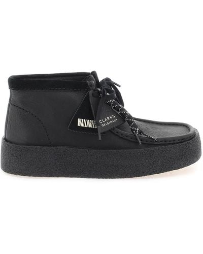 Clarks 'wallabee Cup Bt' Lace-up Shoes - Black
