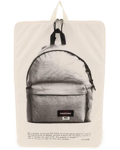 MM6 by Maison Martin Margiela Maxi Flat Backpack - Grey